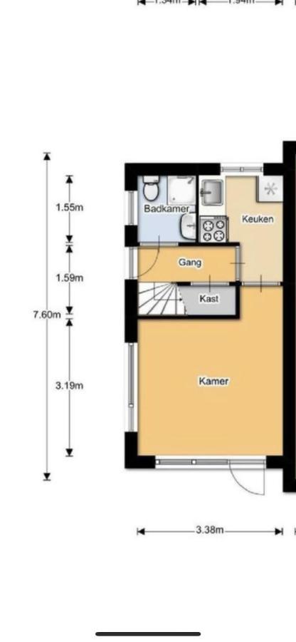 Tiny Beachhouse - Free Parking 诺德韦克 外观 照片